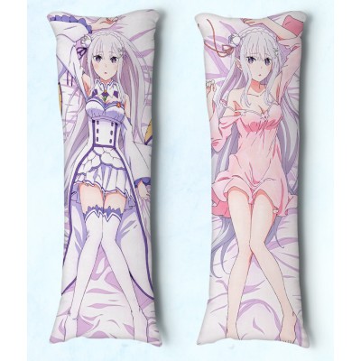 Travesseiro Dakimakura Re zero Emilia 02